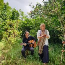 Swaêl dans le jardin des Peupliers